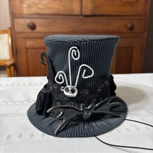 Disney Parks Mini Top Hat Jack Skellington Nightmare Before Christmas Authentic